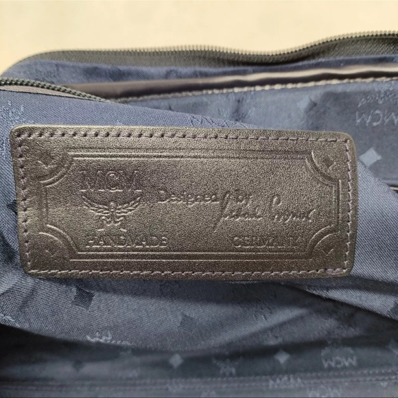 AUTH MCM Travel Bag Large Boston Bag - Picture 6 of 8